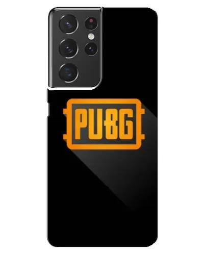 Чохол для Samsung Galaxy S21 ultra з картинкою «PUBG — рамка лого»