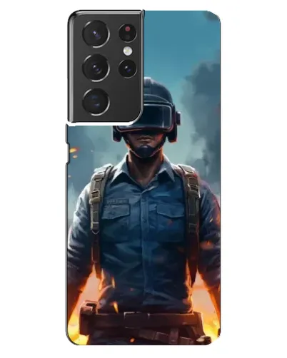 Чохол для Samsung Galaxy S21 ultra з картинкою «PUBG — реалістичний герой»