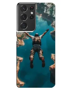 Чохол для Samsung Galaxy S21 ultra з картинкою «PUBG — вільне падіння»