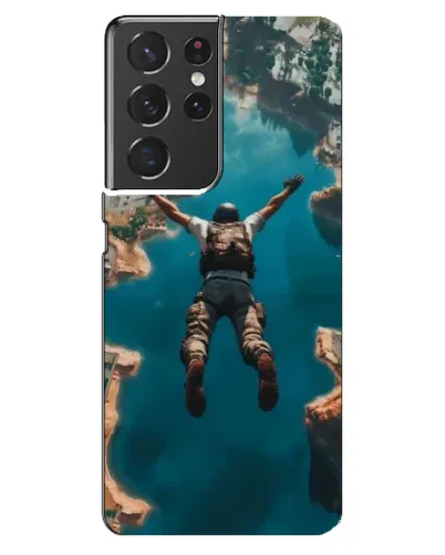 Чохол для Samsung Galaxy S21 ultra з картинкою «PUBG — вільне падіння»