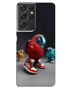 Чехол для Samsung Galaxy S21 ultra с картинкой «Among Us — 3D стиль» Чехол для Samsung Galaxy S21 ultra с картинкой «Among Us — 3D стиль»
