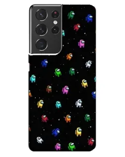 Чехол для Samsung Galaxy S21 ultra с картинкой «Экипаж Among Us» Чехол для Samsung Galaxy S21 ultra с картинкой «Экипаж Among Us»