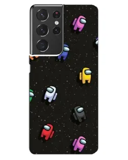 Чехол для Samsung Galaxy S21 ultra с картинкой «Космический паттерн Among Us» Чехол для Samsung Galaxy S21 ultra с картинкой «Космический паттерн Among Us»