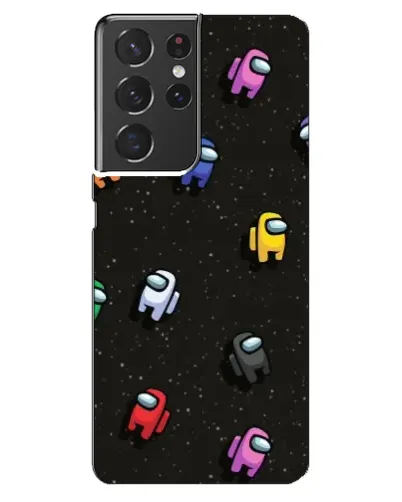 Чехол для Samsung Galaxy S21 ultra с картинкой «Космический паттерн Among Us» Чехол для Samsung Galaxy S21 ultra с картинкой «Космический паттерн Among Us»