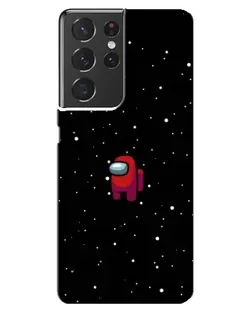 Чехол для Samsung Galaxy S21 ultra с картинкой «Красный Among Us»