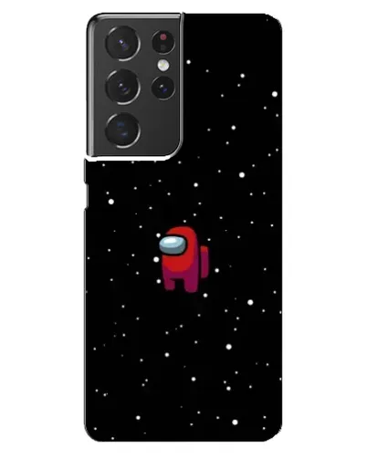 Чехол для Samsung Galaxy S21 ultra с картинкой «Красный Among Us» Чехол для Samsung Galaxy S21 ultra с картинкой «Красный Among Us»