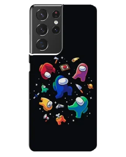 Чехол для Samsung Galaxy S21 ultra с картинкой «Among Us космос» Чехол для Samsung Galaxy S21 ultra с картинкой «Among Us космос»