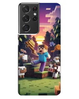 Чохол для Samsung Galaxy S21 ultra з картинкою «Стів на фермі» Чохол для Samsung Galaxy S21 ultra з картинкою «Стів на фермі»
