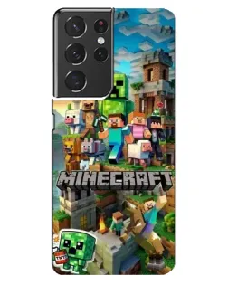 Чехол для Samsung Galaxy S21 ultra с картинкой «Замок Minecraft» Чехол для Samsung Galaxy S21 ultra с картинкой «Замок Minecraft»