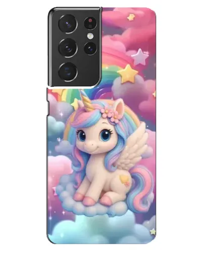 Чохол для Samsung Galaxy S21 ultra з картинкою «Маленький єдиноріг»