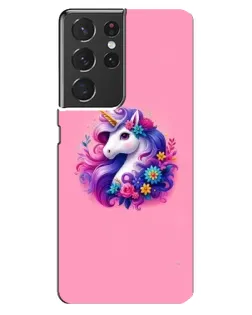 Чохол для Samsung Galaxy S21 ultra з картинкою «Казковий єдиноріг»