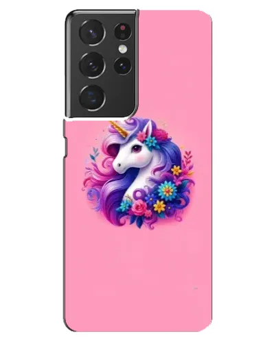 Чохол для Samsung Galaxy S21 ultra з картинкою «Казковий єдиноріг»