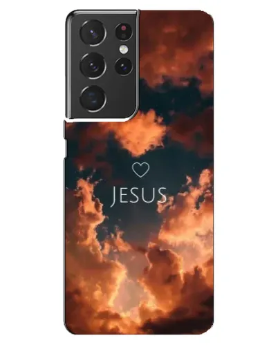 Чехол для Samsung Galaxy S21 ultra с картинкой «Сияние Имени Jesus»