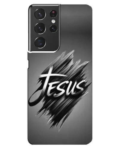 Чехол для Samsung Galaxy S21 ultra с картинкой «Надпись Jesus Graffiti»