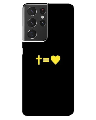 Чехол для Samsung Galaxy S21 ultra с картинкой «Сердце и Крест»