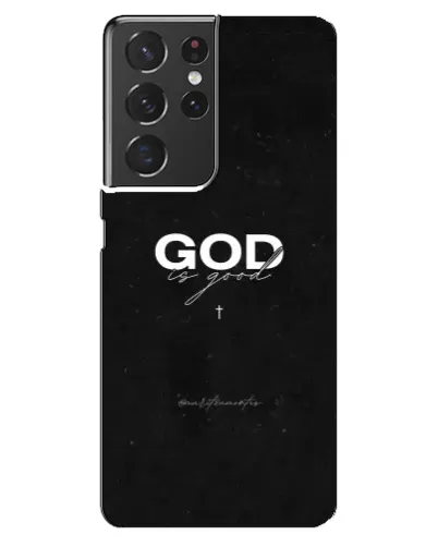 Чехол для Samsung Galaxy S21 ultra с картинкой «GOD — Бог над всем»