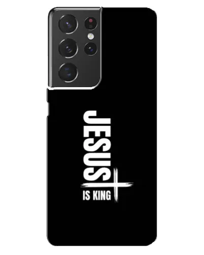 Чехол для Samsung Galaxy S21 ultra с картинкой «Вертикаль веры Jesus»