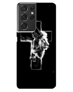 Чехол для Samsung Galaxy S21 ultra с картинкой «Сияющий крест Jesus» Чехол для Samsung Galaxy S21 ultra с картинкой «Сияющий крест Jesus»