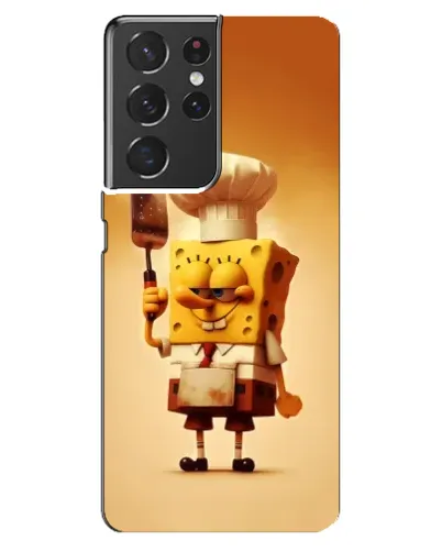 Чехол для Samsung Galaxy S21 ultra с картинкой «Губка Боб повар» Чехол для Samsung Galaxy S21 ultra с картинкой «Губка Боб повар»