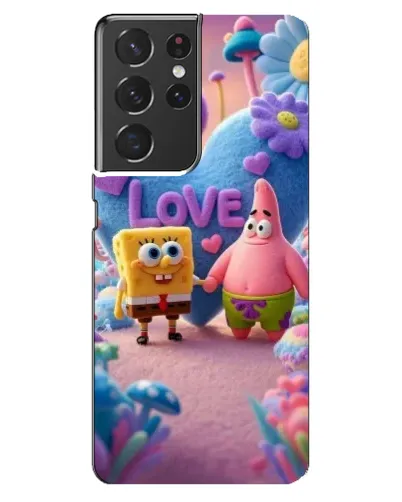 Чехол для Samsung Galaxy S21 ultra с картинкой «Губка Боб Патрик» Чехол для Samsung Galaxy S21 ultra с картинкой «Губка Боб Патрик»