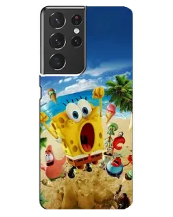 Чехол для Samsung Galaxy S21 ultra с картинкой «Развлечения на пляже»