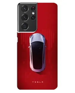 Чохол для Samsung Galaxy S21 ultra з картинкою «Tesla Top View» Чохол для Samsung Galaxy S21 ultra з картинкою «Tesla Top View»