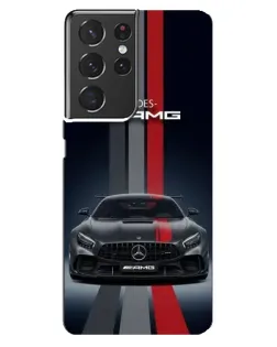 Чохол для Samsung Galaxy S21 ultra з картинкою «Mercedes — білий карбон» Чохол для Samsung Galaxy S21 ultra з картинкою «Mercedes — білий карбон»