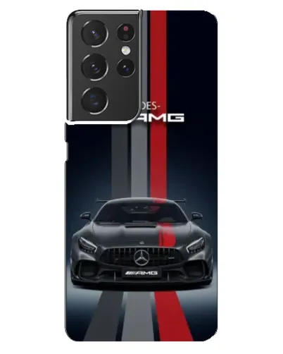 Чехол для Samsung Galaxy S21 ultra с картинкой «Mercedes — белый карбон»