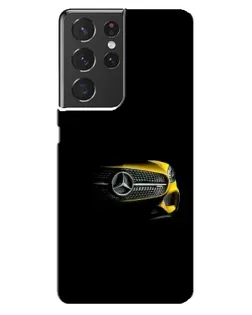Чехол для Samsung Galaxy S21 ultra с картинкой «Mercedes — ретро стиль»