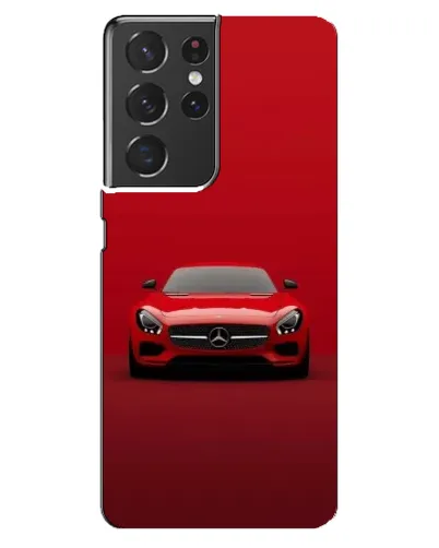 Чехол для Samsung Galaxy S21 ultra с картинкой «Красный Mercedes AMG»