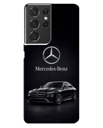 Чехол для Samsung Galaxy S21 ultra с картинкой «Mercedes — решетка радиатора»