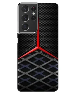 Чехол для Samsung Galaxy S21 ultra с картинкой «Mercedes Carbon Grid»