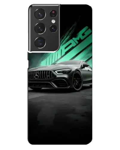 Чехол для Samsung Galaxy S21 ultra с картинкой «Темный Mercedes AMG»