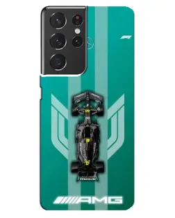 Чехол для Samsung Galaxy S21 ultra с картинкой «Mercedes AMG Petronas»
