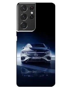 Чехол для Samsung Galaxy S21 ultra с картинкой «Ночной Mercedes EQ»