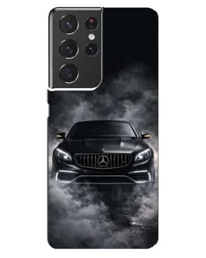 Чехол для Samsung Galaxy S21 ultra с картинкой «Mercedes в дыму»