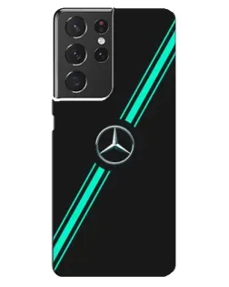 Чохол для Samsung Galaxy S21 ultra з картинкою «Спортивні лінії Mercedes»