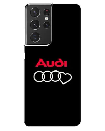 Чехол для Samsung Galaxy S21 ultra с картинкой «Логотип Audi Heart»