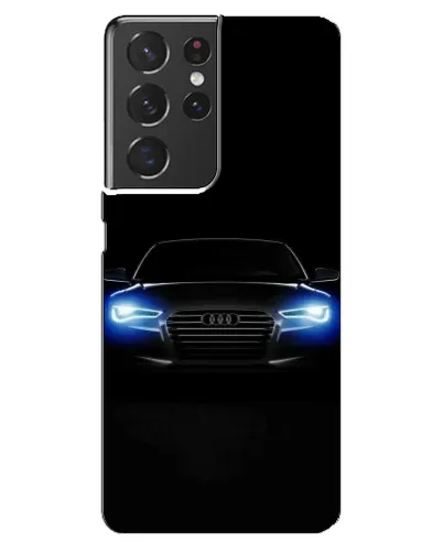 Чехол для Samsung Galaxy S21 ultra с картинкой «Audi в неоне»