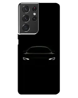 Чехол для Samsung Galaxy S21 ultra с картинкой «Взгляд Audi в темноте»