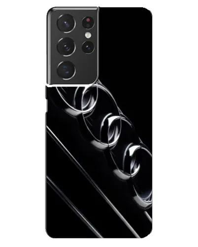 Чехол для Samsung Galaxy S21 ultra с картинкой «Audi — абстрактные кольца»