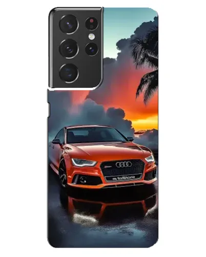 Чехол для Samsung Galaxy S21 ultra с картинкой «Audi — закат»