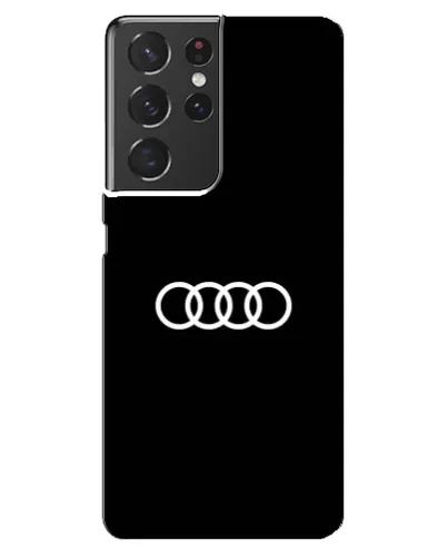 Чехол для Samsung Galaxy S21 ultra с картинкой «Audi White Logo»