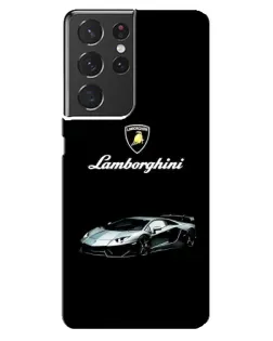 Чохол для Samsung Galaxy S21 ultra з картинкою «Логотип Lamborghini класика»