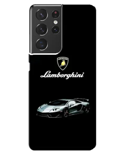 Чохол для Samsung Galaxy S21 ultra з картинкою «Логотип Lamborghini класика»