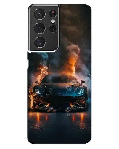 Чохол для Samsung Galaxy S21 ultra з картинкою «Lamborghini димна естетика»