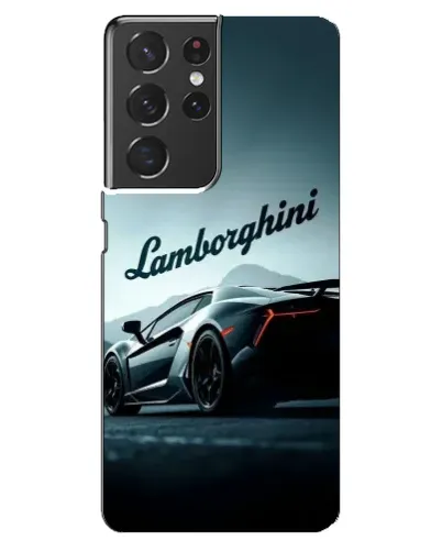 Чохол для Samsung Galaxy S21 ultra з картинкою «Класичний Lamborghini надпис»