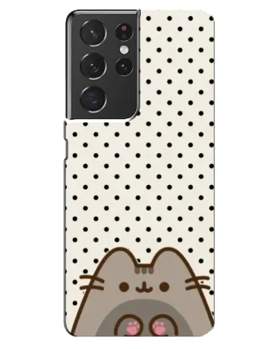Чехол для Samsung Galaxy S21 ultra с картинкой «Пушин в горошек»