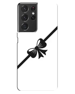 Чохол для Samsung Galaxy S21 ultra з картинкою «Діагональний бант»