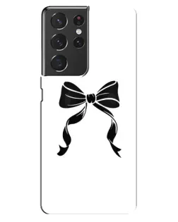 Чохол для Samsung Galaxy S21 ultra з картинкою «Класичний бант»